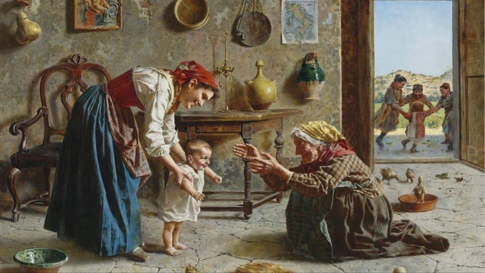 الرسّام الإيطالي يوجينيو زامبيجي (1859 – 1944)